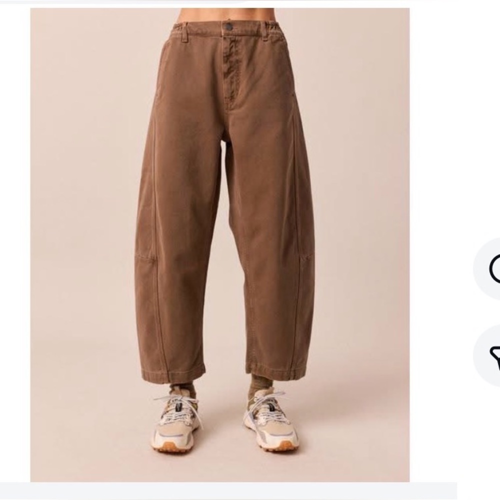 Beyond Nine Tori barrel jean pants large